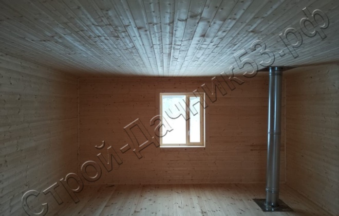 3 Брусовая баня Б-23, 6х6м, 63 М², Московская область, Можайский район, деревня Знаменки (6)